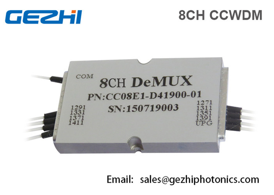 Módulo ótico compacto de Mini Small CWDM Mux Demux do canal do Multiplexer 8