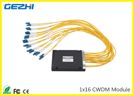 módulo 1260 de 1x16CH CWDM Mux Demux - comprimentos de onda múltiplos do conector de 1620nm LC