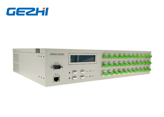 Comutador óptico MEMS de baixa IL com comutação rápida SerialNet Display LED de alta confiabilidade