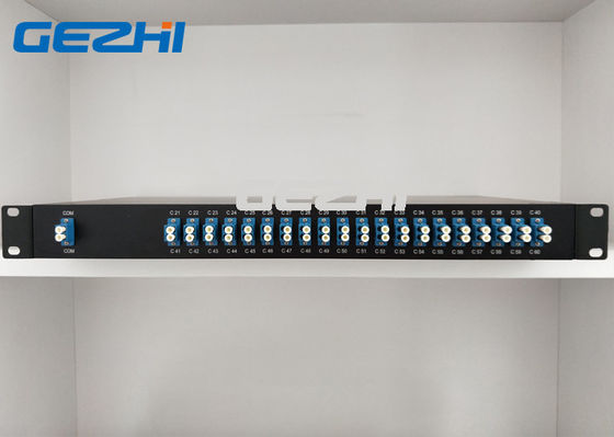 Calibre de diâmetro de fios atérmico DWDM do único canal Rackmount da fibra 50Ghz 60