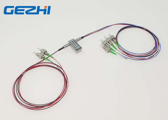 1550nm 1 o medidor FC/APC Dual interruptores da fibra ótica 2x4