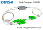 módulo ótico do estojo compacto CWDM Mux Demux de 1x4 CH para a rede ótica passiva