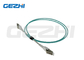 Telecom/Data Center LC OM3 MPO Fiber Optic Patch Cord com PVC/LSZH Jacket