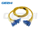 Tipo fibra Patchcord ótico do SC do cabo do conector da fibra ótica para o sistema de comunicações