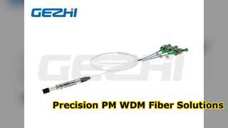 Multiplexador de fibra óptica de precisão WDM fundido PM