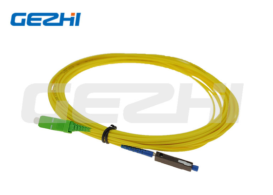 MU simples à série do cabo do remendo do cabo de remendo da fibra do conector do SC para a rede de dados