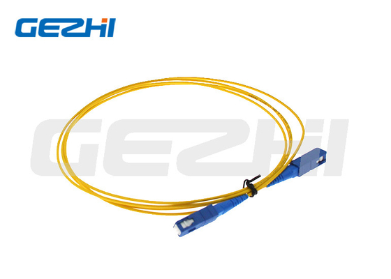 SC simples/UPC do cabo de remendo da fibra ótica de LSZH ao SC/UPC para o LAN/CATV