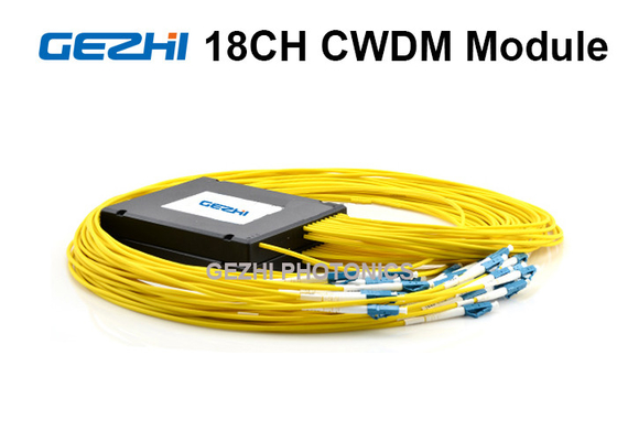 comprar 18 módulo passivo dos canais CWDM Mux Demux Pigtailed com porto do monitor online manufacture