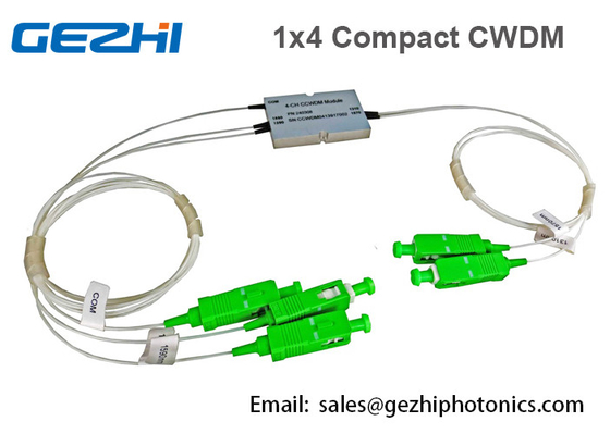 comprar módulo ótico do estojo compacto CWDM Mux Demux de 1x4 CH para a rede ótica passiva online manufacture