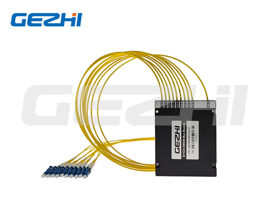 comprar WDM do canal 1310/1490/1550nm CATV PON do módulo DWDM MUX DEMUX 8 do ABS da montagem em rack online manufacture