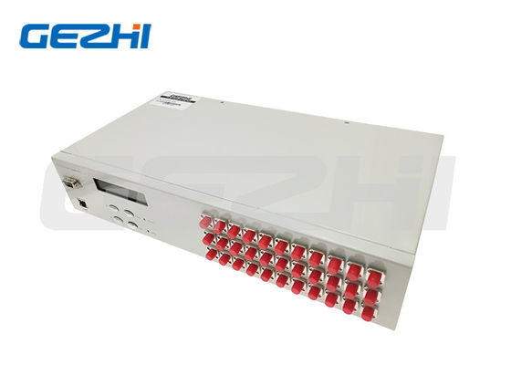 comprar RJ45 Ethernet Remote Management 1x32 Portos Fibra Óptica Switch com baixa perda de inserção para redes ópticas Fabricação em linha