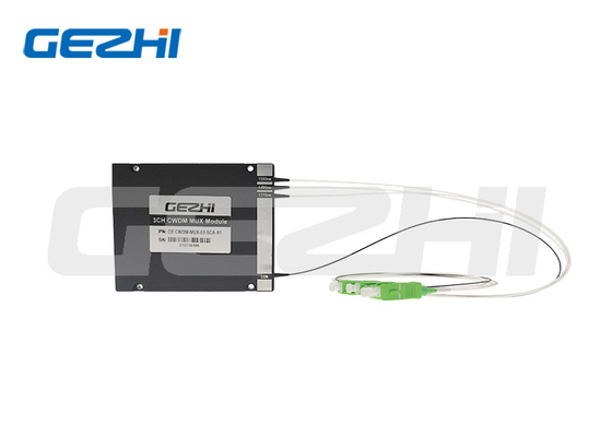 comprar 3 fibra 1470nm 1490nm 1510nm 1530nm do módulo do divisor do canal CWDM única online manufacture