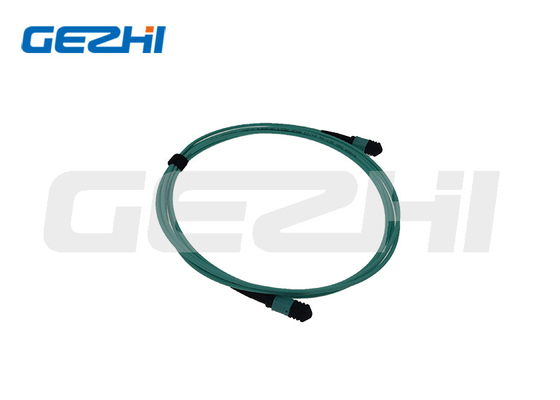 comprar LC OM3 MPO Fibra Óptica Patch Cord PVC / LSZH Jacket para Telecomunicações / Data Center online manufacture