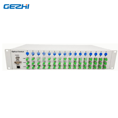 comprar Interruptor óptico de matriz óptica MxN de fibra personalizado 16x16 2x12 24x24 Interruptor óptico de matriz óptica online manufacture