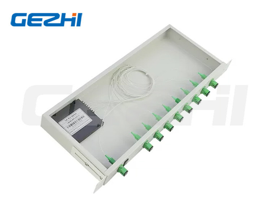 comprar 1x2 1x64 1x8 PLC Splitter 1x32 Fiber Splitter 1U 19 Inch Rack Mount Tipo online manufacture
