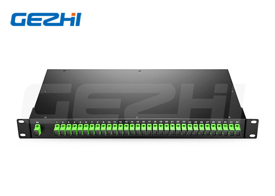 comprar 1x32 Port Fibra de modo único PLC Splitter Rack Mount com conector SC/APC online manufacture