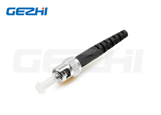 comprar Conector FTTH de fibra óptica ST UPC Conector Simplex de modo único com preto online manufacture
