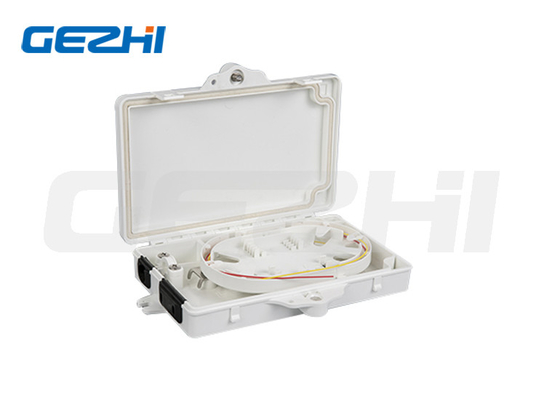 comprar 4 Fibra de emplaçamento de fibra óptica caixa de terminação 2 núcleo ABS PC Retardante de chama de plástico online manufacture