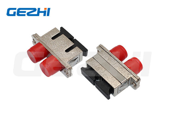 comprar Adaptador híbrido duplex de fibra óptica com capa de cerâmica e baixa perda de inserção para conexões SC-FC Fabricação em linha