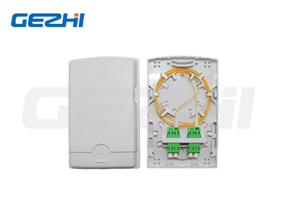 comprar Caixa de terminação de fibra óptica central montada na parede 2 com material ABS para rede de acesso e telecomunicações FTTX Fabricação em linha