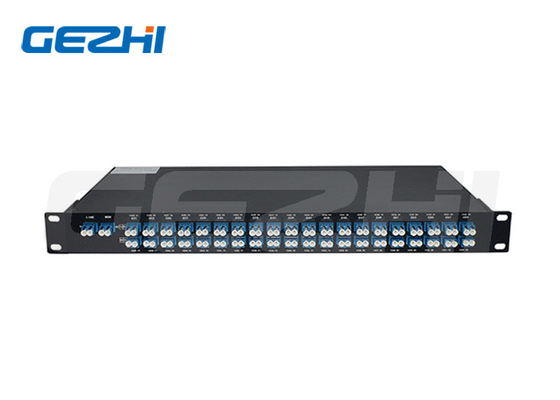 comprar 1U Rack Mount Dwdm Mux Demux Module 40CH AAWG Conector de fibra única / dupla LC / UPC online manufacture
