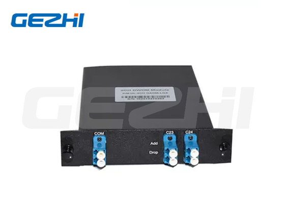 comprar 100GHz FTTX 1310nm 2CH Optical Mux Demux OADM DWDM Adicionar módulo de queda online manufacture