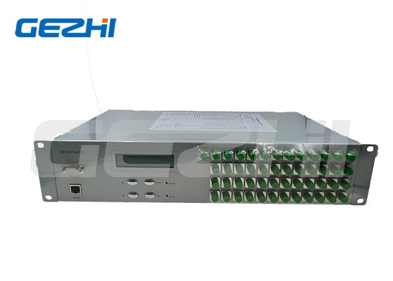 comprar Alta estabilidade FSW 1x48 Fibra Óptica Switch 19 polegadas 2U Rackmount 1260 ~ 1650nm Single Mode online manufacture