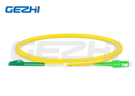 comprar 1310/1550nm LC APC para SC APC Duplex OS2 Single Mode PVC 2.0mm Fiber Optic Patch Cable online manufacture