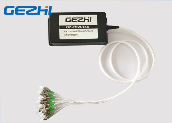 comprar Interruptores óticos da multi fibra do único modo 13/15 do canal 1x8 online manufacture