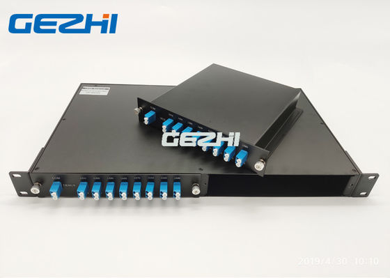 comprar 2 a polegada 1U dos cartões 19 Dual Multiplexer da voz passiva da fibra 1x16 CWDM online manufacture