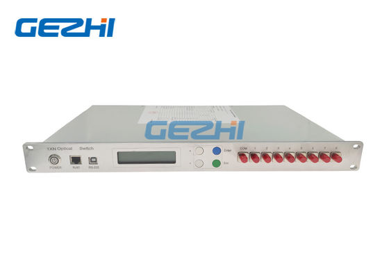 comprar 1100nm RS232 Controlado 1x8 Multimode Optical Switch Module em 19 