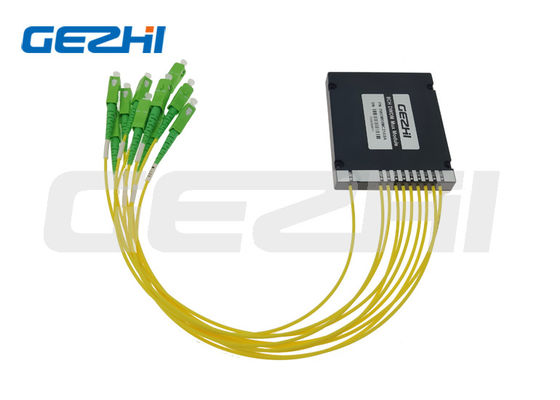 comprar Multiplexador de fibra DWDM 1x8 com 500mW de potência e comprimento de onda C53-C60 para redes de telecomunicações Fabricação em linha