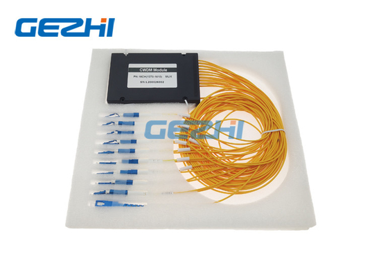 Conector do Multiplexer LC/UPC da divisão da onda 16CH para a linha monitoração