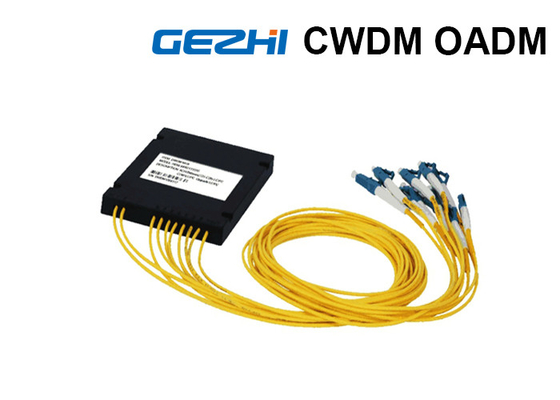 4 canais CWDM Mux Demux Photonics CWDM frente e verso OADM para o tráfego do leste e do oeste