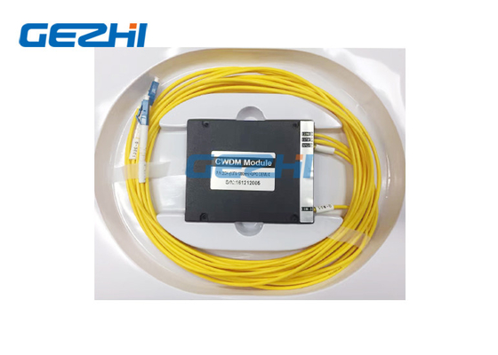2CH 1370/1390nm + módulo de Pigtailed do ABS do módulo LC/UPC da elevação CWDM