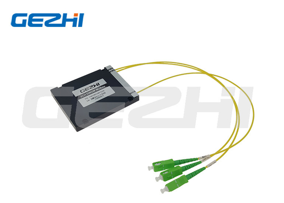 100G=100Ghz 2CH Dwdm Wdm ABS Box 100x80x10mm Soluções de Fibra Óptica de Modo Único