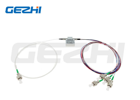 1x4T 1310nm Switch Óptico de Fibra com Tempo de Comutação Rápido e Controle Latching ou Non-Latching