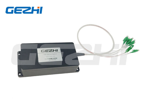 1x8 Port Fiber Optical Switch com baixa perda de inserção para aplicações de rede de anel