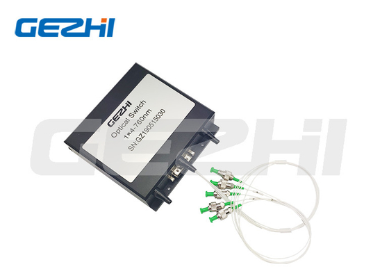 Oem 1x4 Fibra Switch de rede 1260-1650nm comprimento de onda