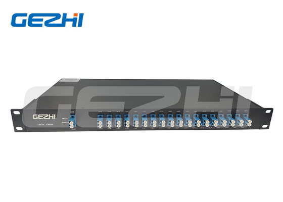 Fibra frente e verso de 18 multiplexers das fibras óticas do canal CWDM em 19