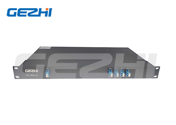 Módulo Mux Demux DWDM de 8 canais e 100 GHz com baixa perda de inserção para montagem em rack de data center