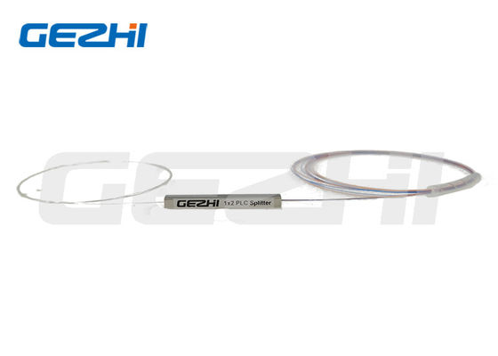 1260-1650nm 1x2 Splitter PLC de Fibra Ótica nua com Fibra G657A1 para Aplicações FTTH