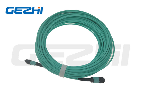 O cabo de remendo da fibra ótica do LC MPO OM3 personalizou comprimentos para FTTH