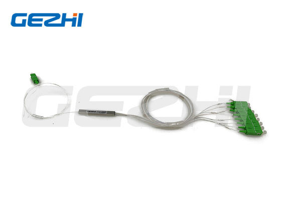 Mini Type SC APC 1x8 PLC Splitter Fibra Óptica Componentes Passivos para Aplicações FTTH