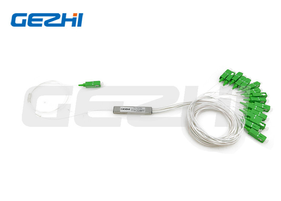 Divisor 1*16 do PLC da fibra ótica da rede de PON FTTH mini com o conector do SC APC