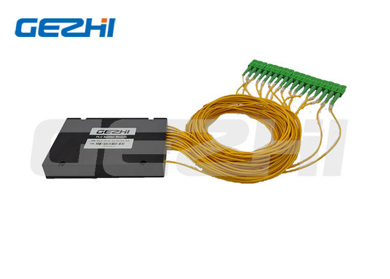 Splitter PLC de caixa ABS 1x16 de baixa perda para redes de fibra óptica
