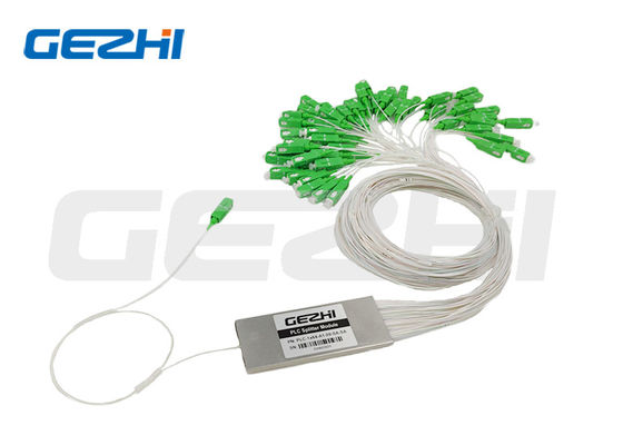 1×64 Modo Único PLC Splitter Fibra Óptica Splitter para Redes FTTX