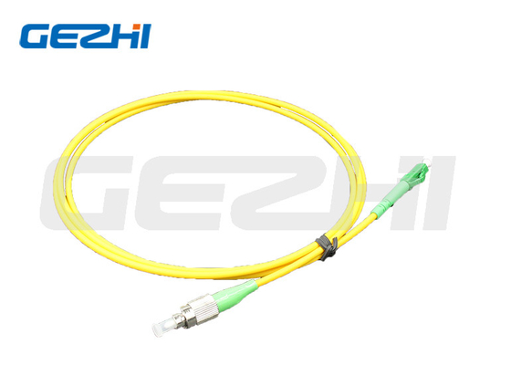 FC ao comprimento customizável simples do cabo de remendo da fibra ótica da manutenção programada do LC para a transmissão de dados