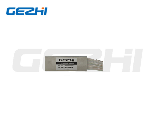 tipo de aço do tubo do divisor 1x2 1x4 1x8 1x16 1x32 do PLC da fibra ótica de 0.9mm