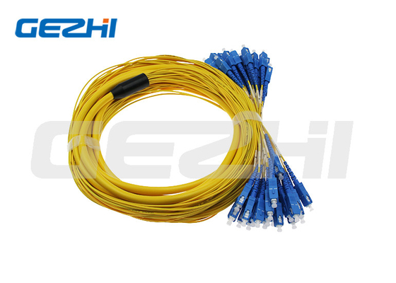 Tipo fibra Patchcord ótico do SC do cabo do conector da fibra ótica para o sistema de comunicações